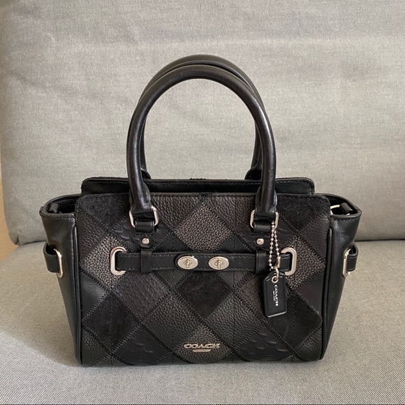Coach satchel bag NWT black crossbody - Picture 2 of 5
